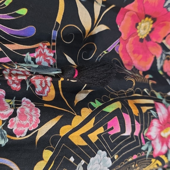 Johnny Was Peace Ruffle Tiered Midi Dress XL - Picture 6 of 11